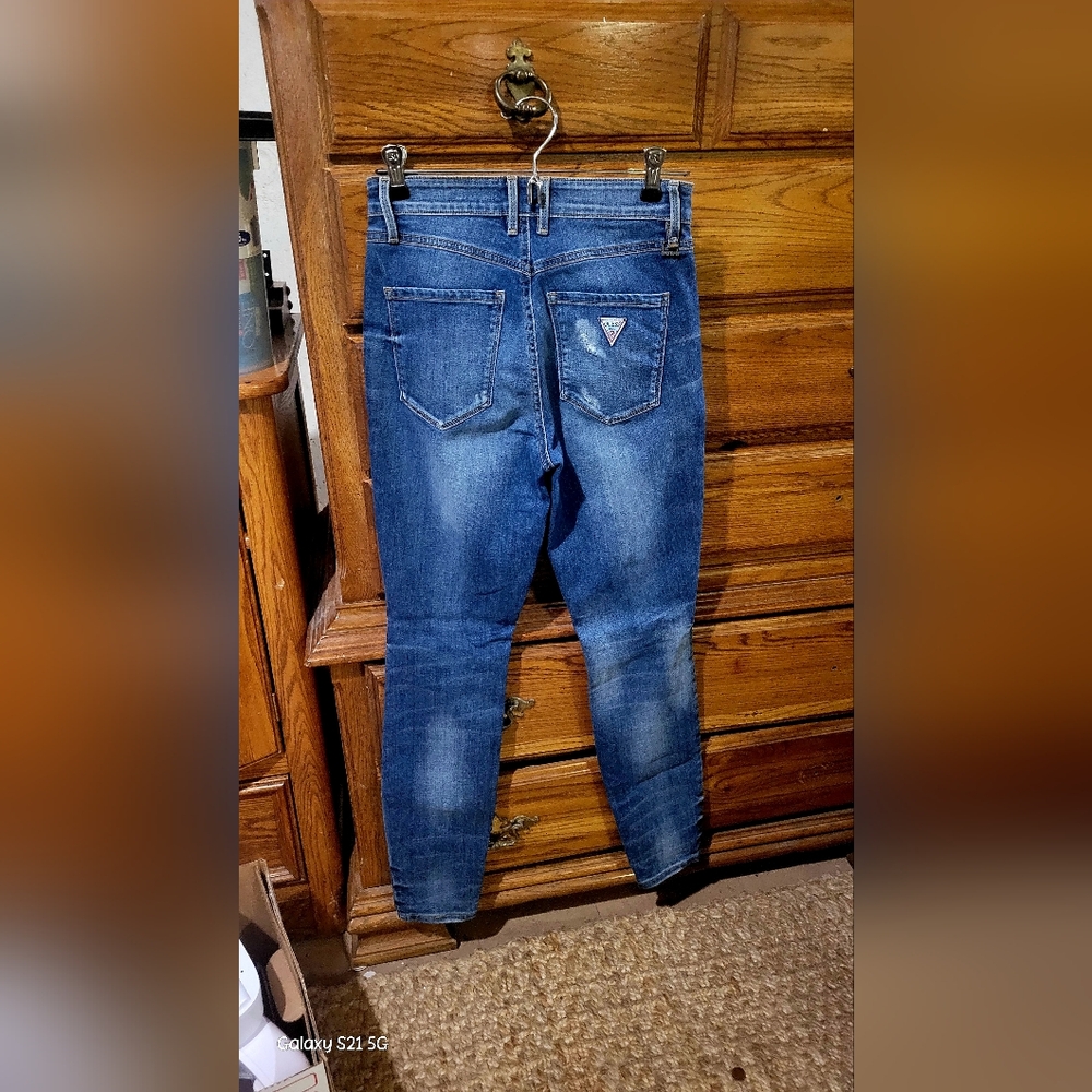 Guess Blue Skinny Jeans Classic Denim